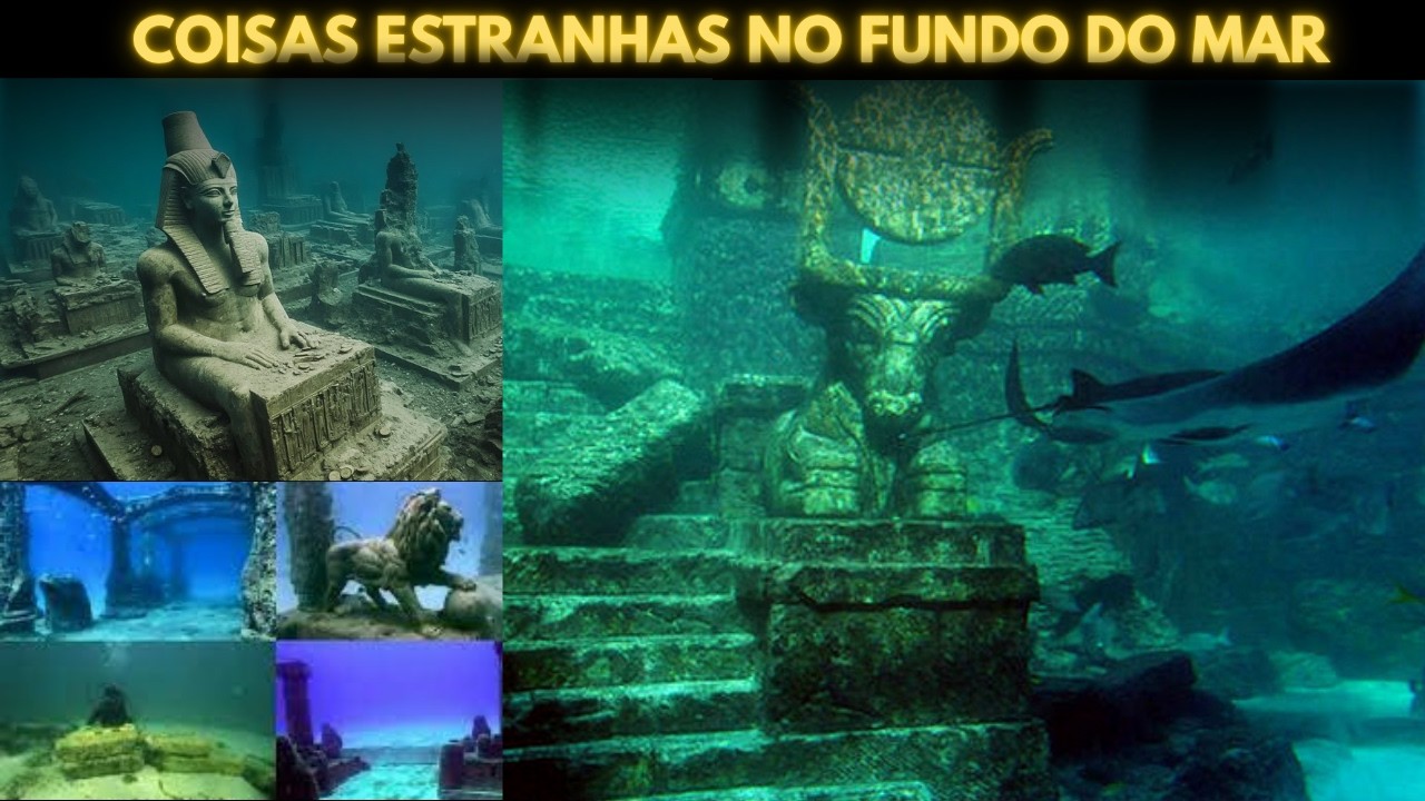Eles Mergulharam e Encontraram Isso,   Coisas Reais e Assustadoras Encontradas Debaixo d’Água!