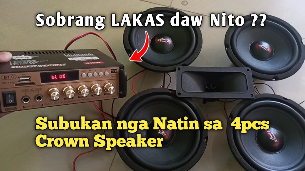 Hug Amplifier 300watt Malupitang Sound Testing