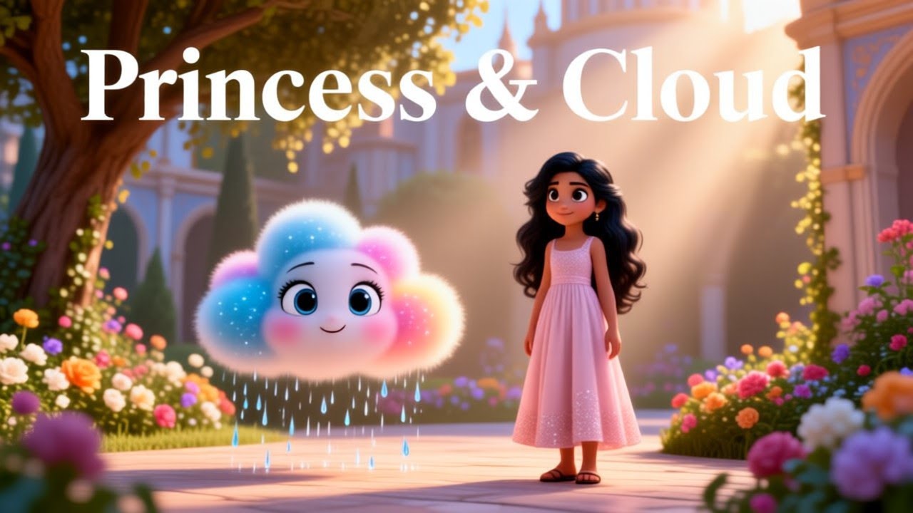 Princess and cloud | شہزادی اور پالتو بادل | friendship story 