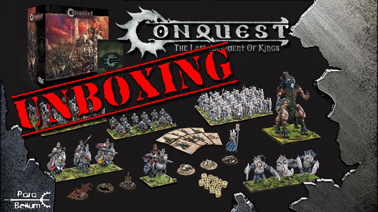 ⚔️ UNBOXING 🛡️ CONQUEST: THE LAST ARGUMENT OF KINGS [subs ESP/ENG] - Caja de inicio / Starter Box