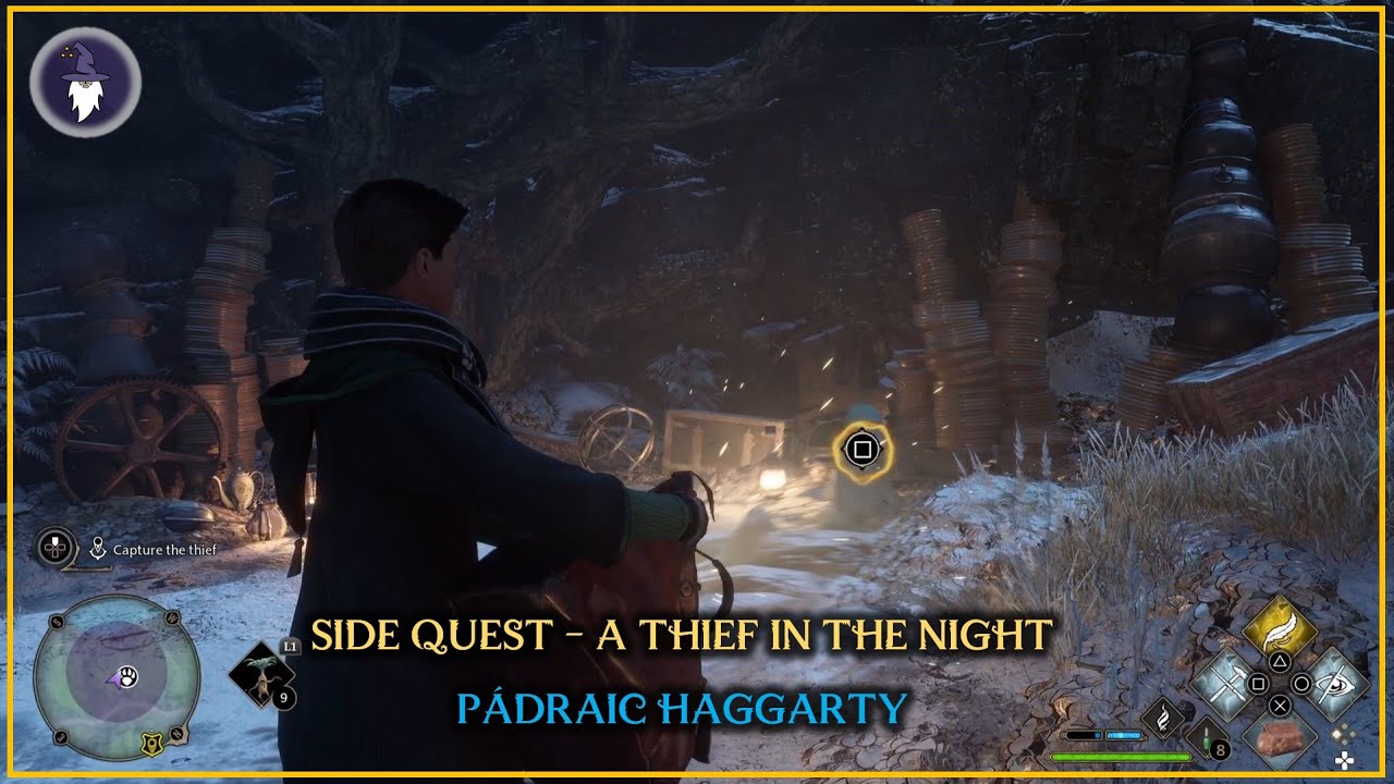 HOGWARTS LEGACY - SIDE QUEST: A THIEF IN THE NIGHT [Full Walkthrough]