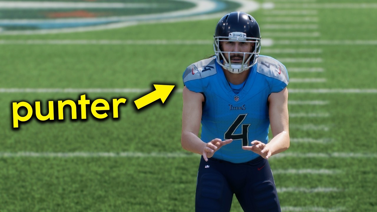 Madden but my punter is the qb...