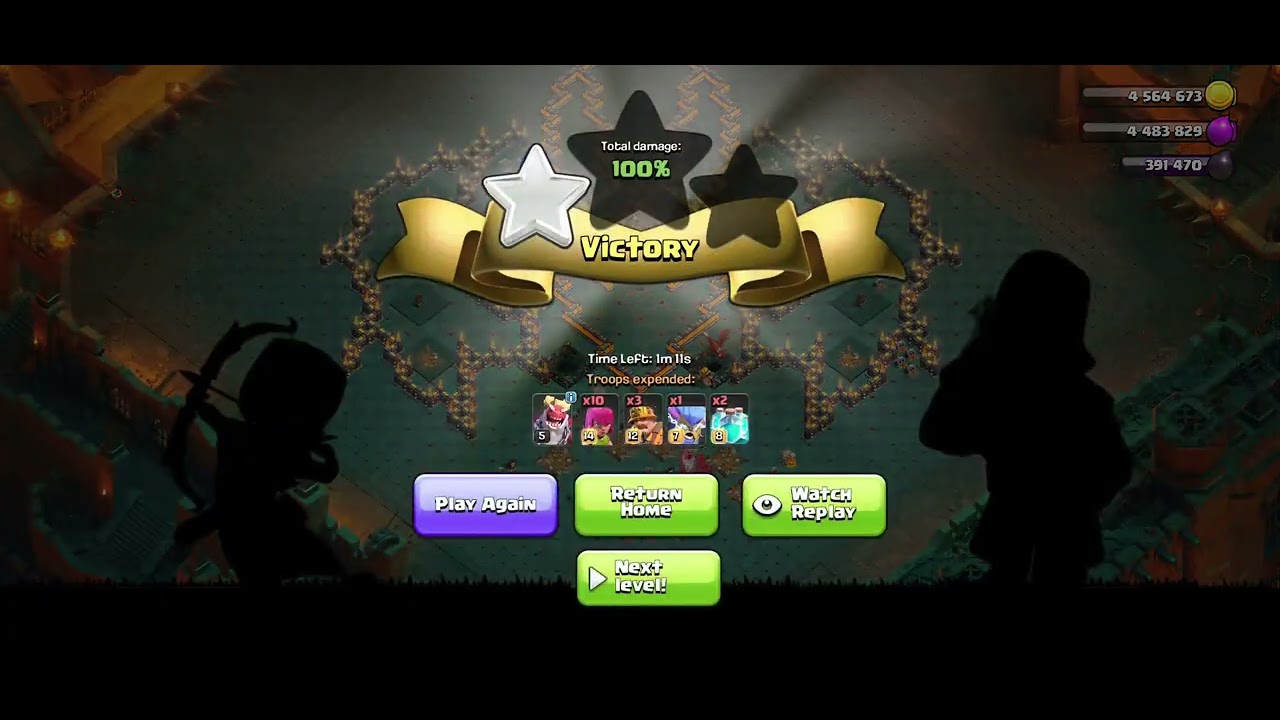 Easily 3 Star Dragon Escape Challenges 1-4 (Clash of Clans) in row