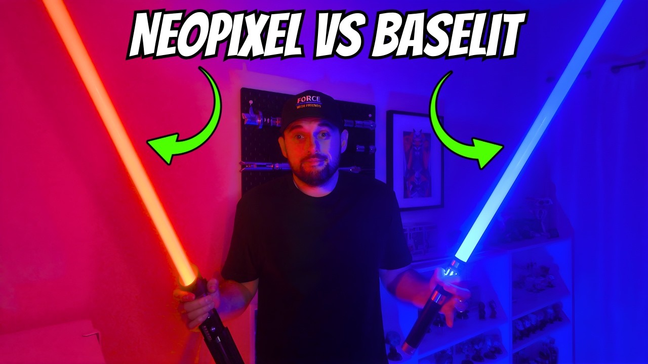 Which Lightsaber is Right for YOU? Baselit vs Neopixel!