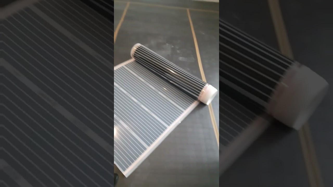 Încălzire în pardoseala electrica cu film de carbon.