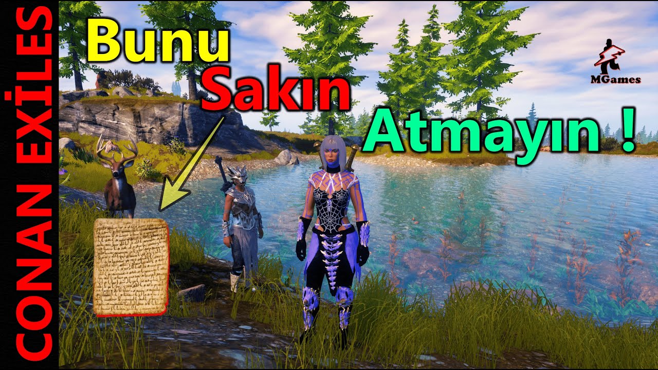🔴Conan Exiles- İsle Of Siptah - Bunu Sakın Atmayın !! Schematics Fragment /2022