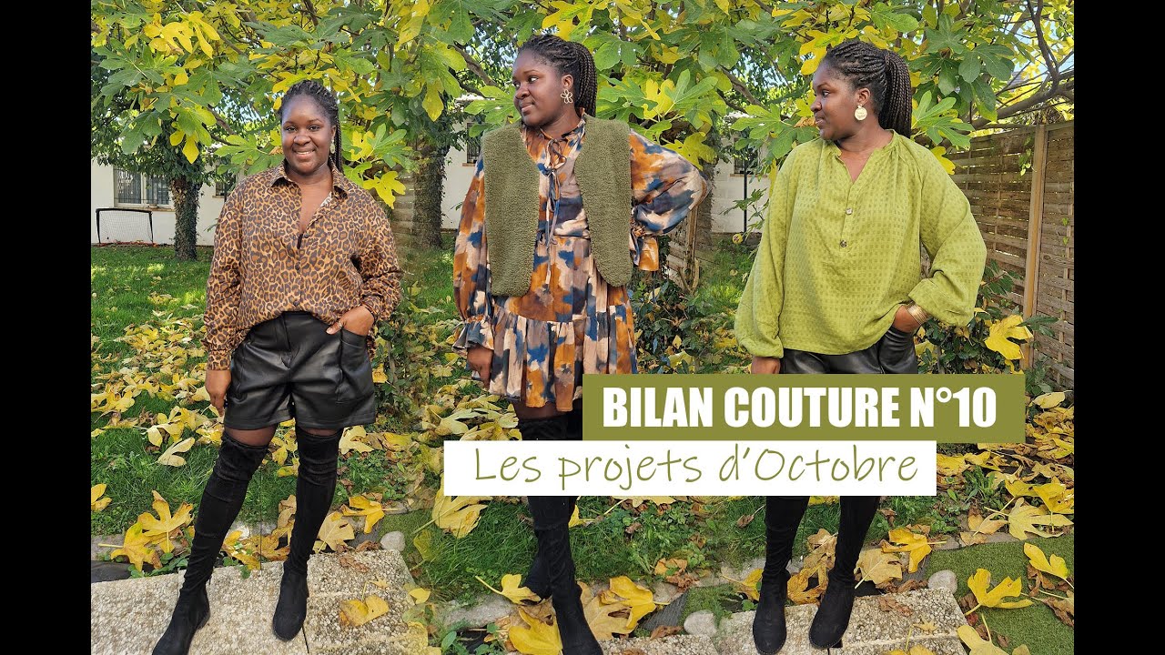 Bilan couture n°10 Octobre 2024 (Closet Core, Atelier Brunette, Ikatee, Ma Petite Fabrique....)