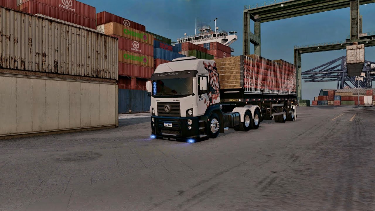 VW BOB NA 2 EIXOS CARGA DE  TOMATE BOTANDO PRESSÃO MAPA ELDORADO PRO Euro Truck Simulator 2