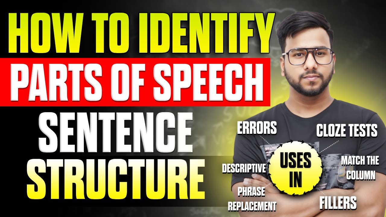 IBPS PO/ SBI PO 2024 | How to identify Parts Of Speech | Complete English Preparation | Varun Chitra