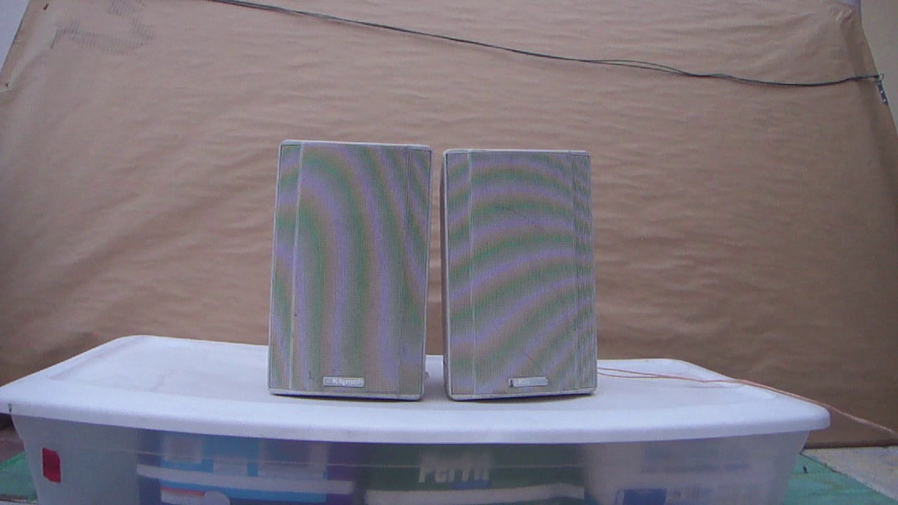 how work KLIPSCH all weather speakers outside speakers sound, music