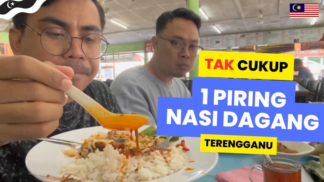 Makan Nasi Dagang Ternyata Tak Cukup 1 Piring !!