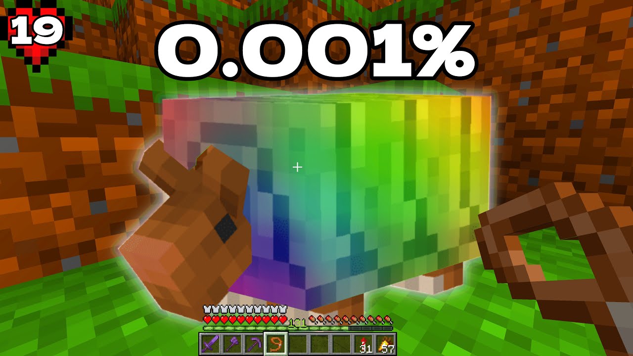 Я поймал самых редких мобов Minecraft