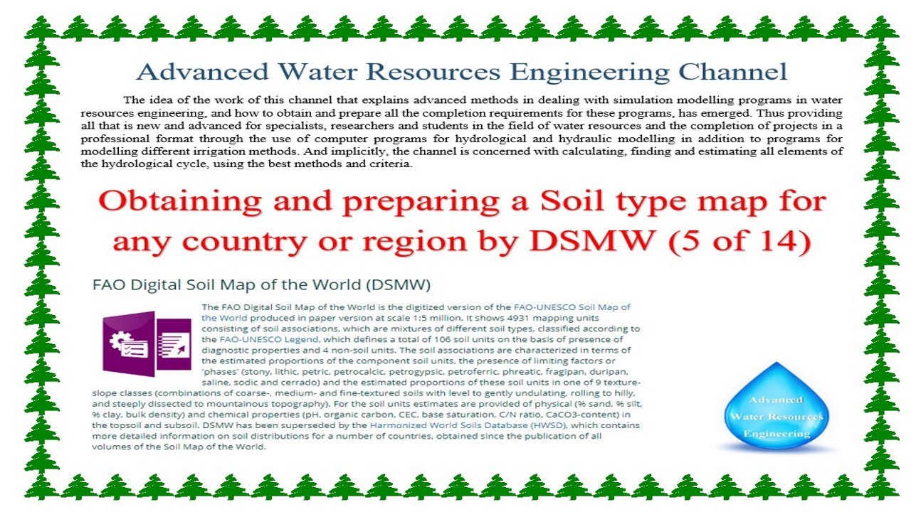 Obtaining and preparing a Soil type map for any country or region by DSMW 5 of 14