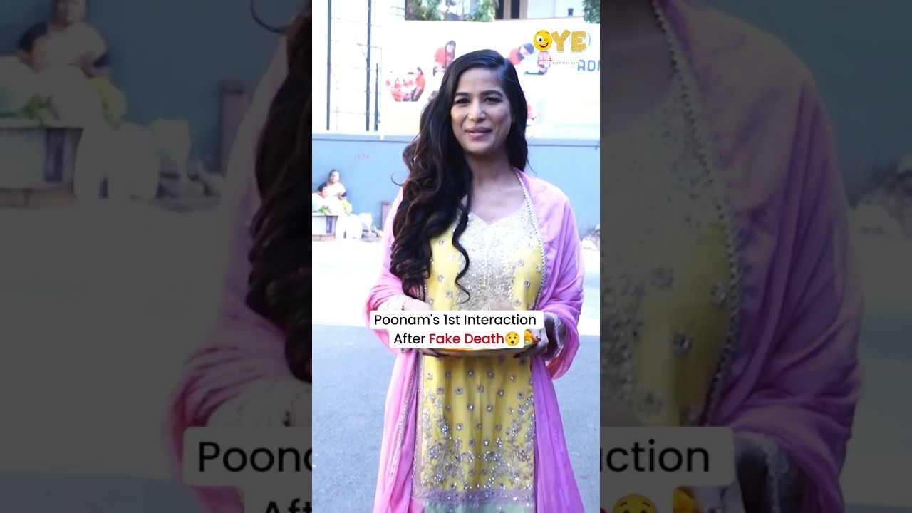 Poonam Pandey's 1st Appearance 😮 with Media After Fake Death Controversy 💥 #poonampandey #bollywood