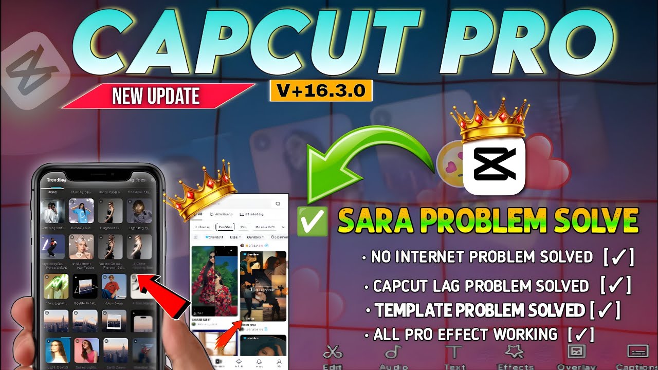 Capcut Pro New Updates 16.4.0 🔥 | Capcut Internet Problem | Export & No Internet Problem Fixed ✅