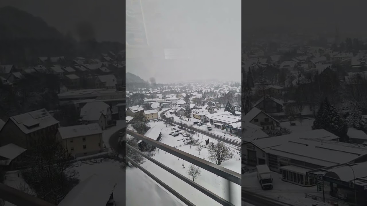 train ride in the snow 