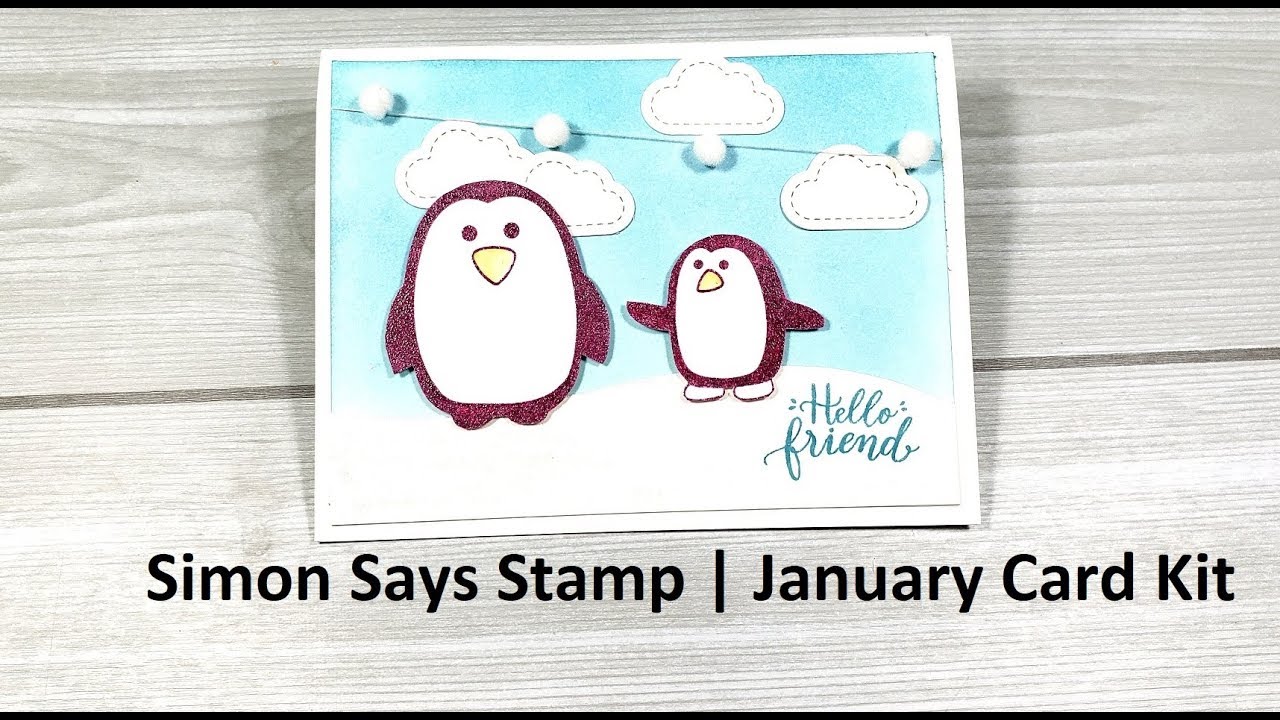 Simon Says Stamp | January Card Kit  | SSSCK