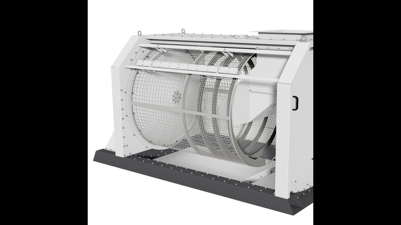 Drum sieve Slow Motion | Buhler LAKA | Cleaning Machine #wheat #cleaning #plant #plants