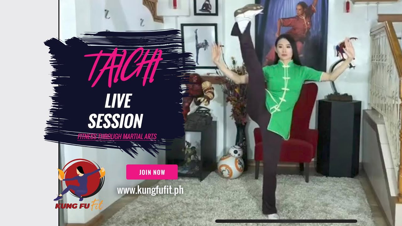 10 Step Tai Chi Quan  Form 7 Heel Kick