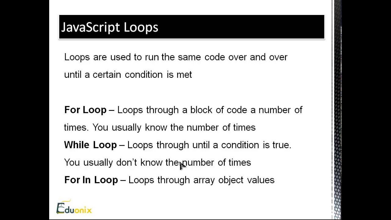 Javascript Fundamentals