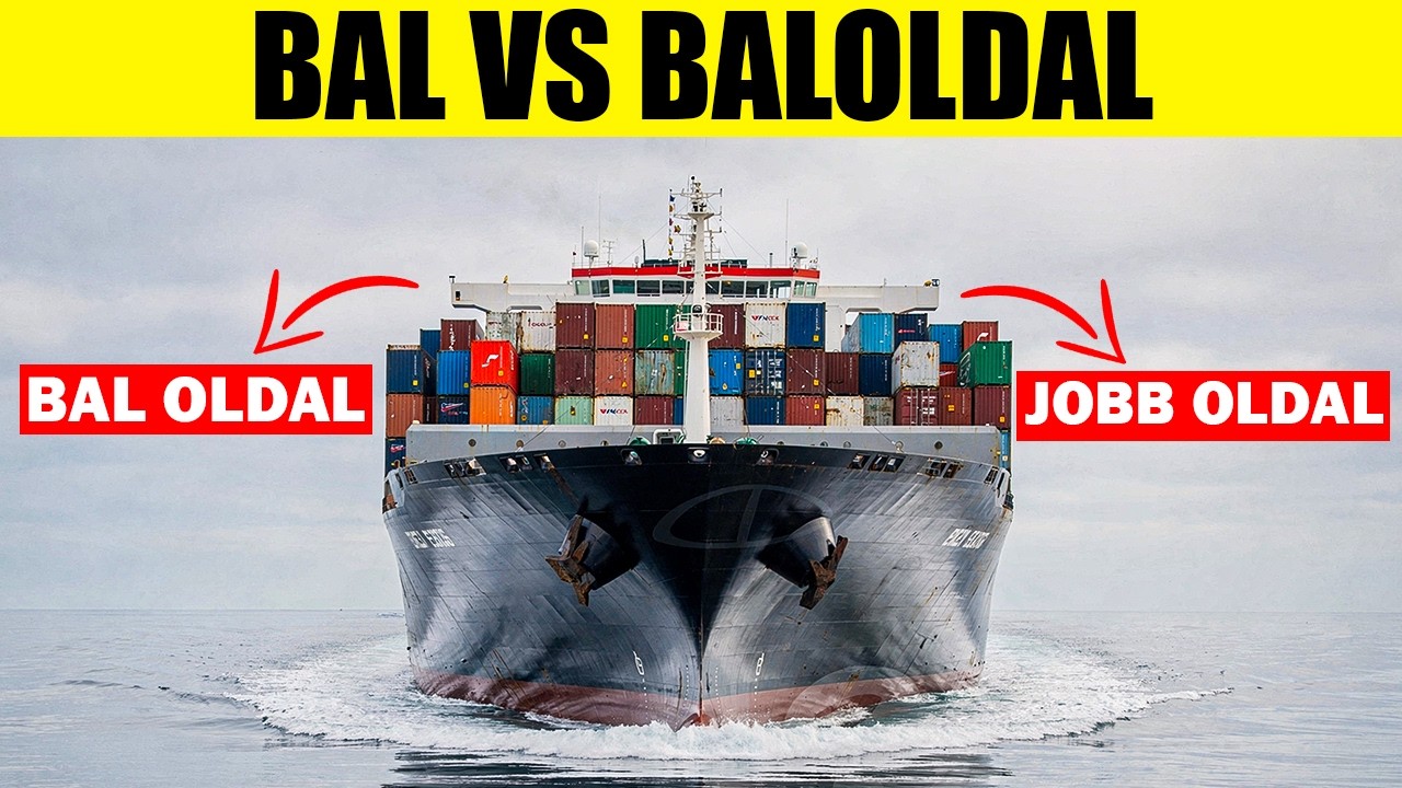 Miért Mondják A Hajók Hogy BAL OLDAL És JOBB OLDAL És Nem Bal És Jobb?
