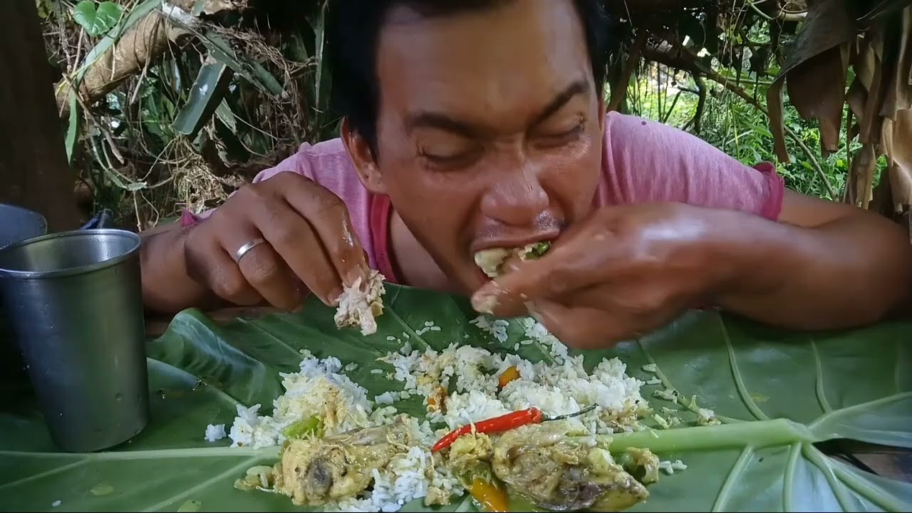 Super.. Spicy Ginataan Manok pagpapawisan ka talaga dito MUKBANG
