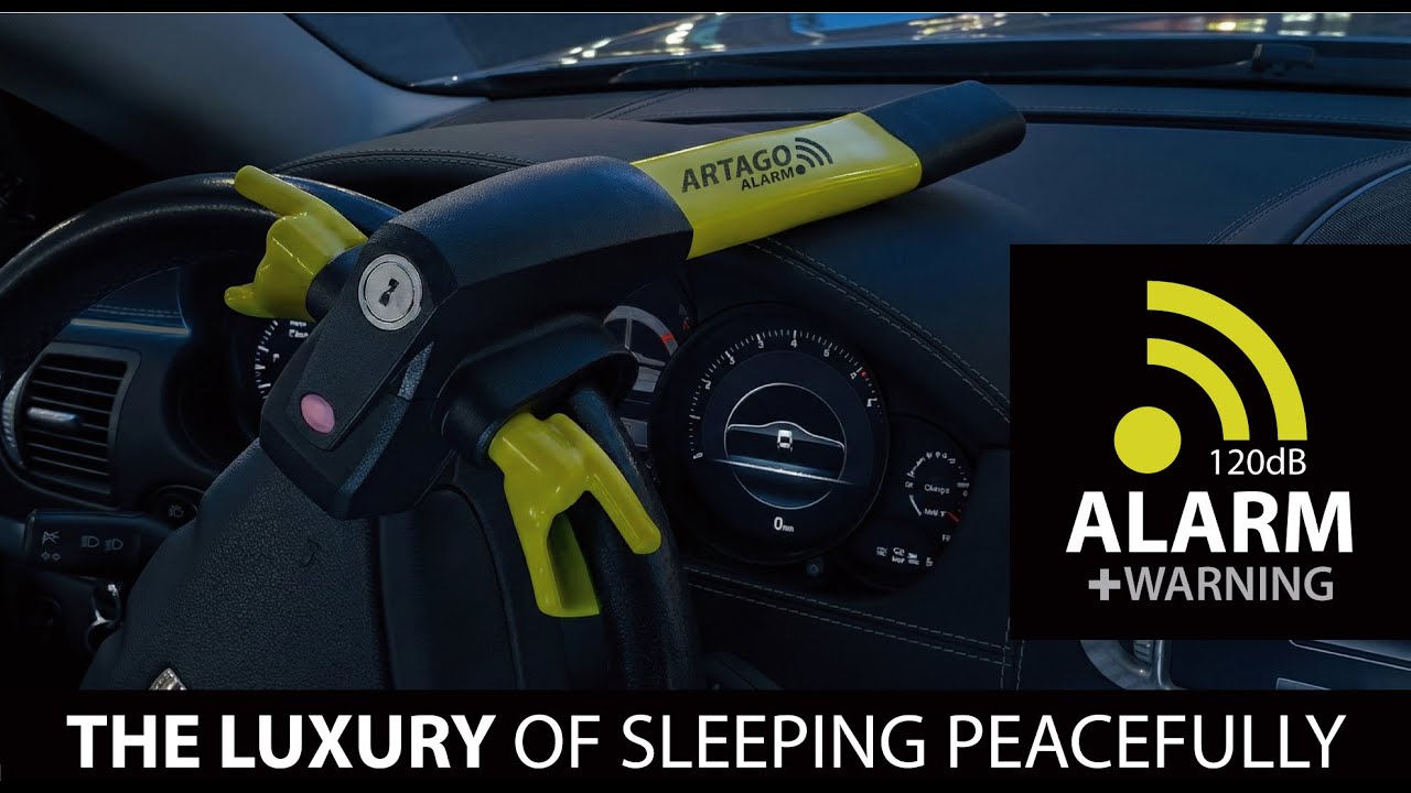 The LUXURY of SLEEPING PEACEFULLY | ARTAGO 870 High-End Alarm Steering Wheel Lock | AutoBild Awarded