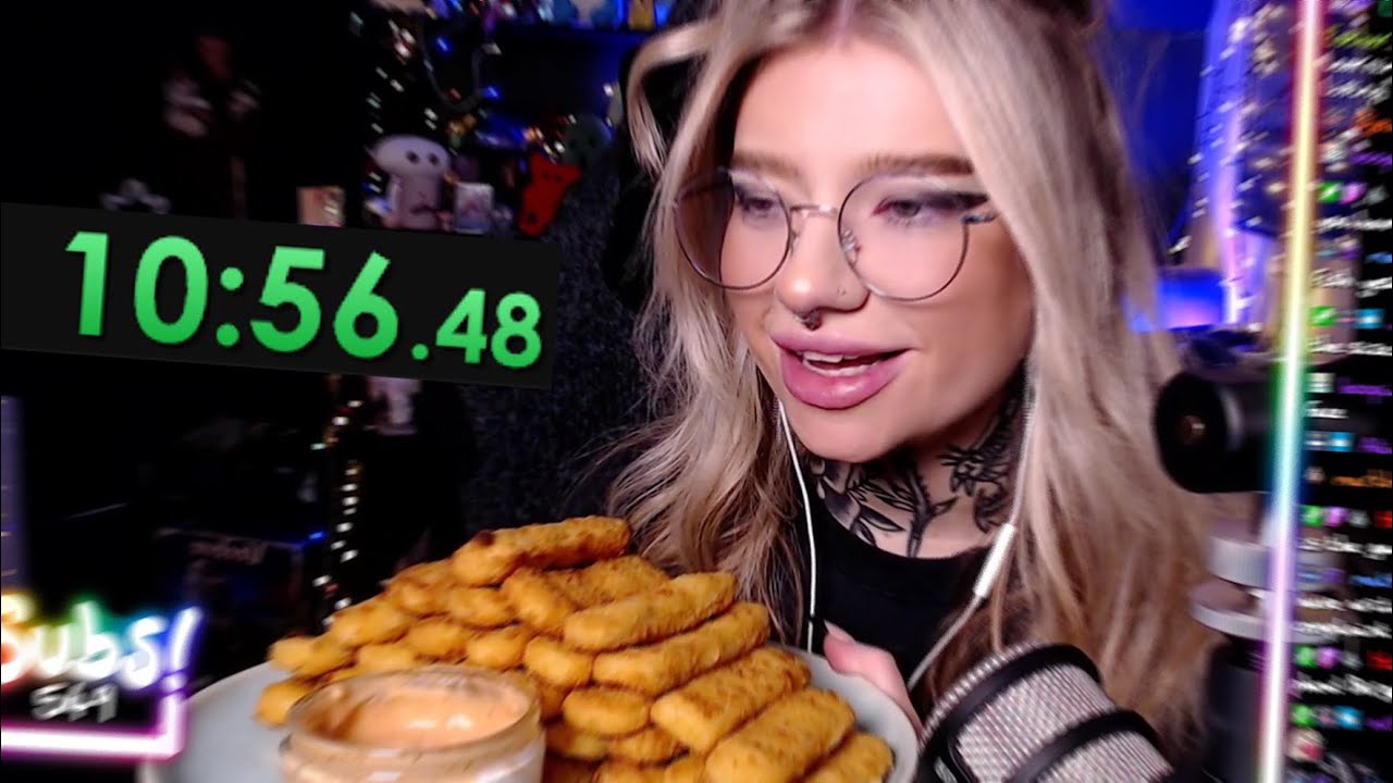 how fast can osie eat 30 fish fingers?