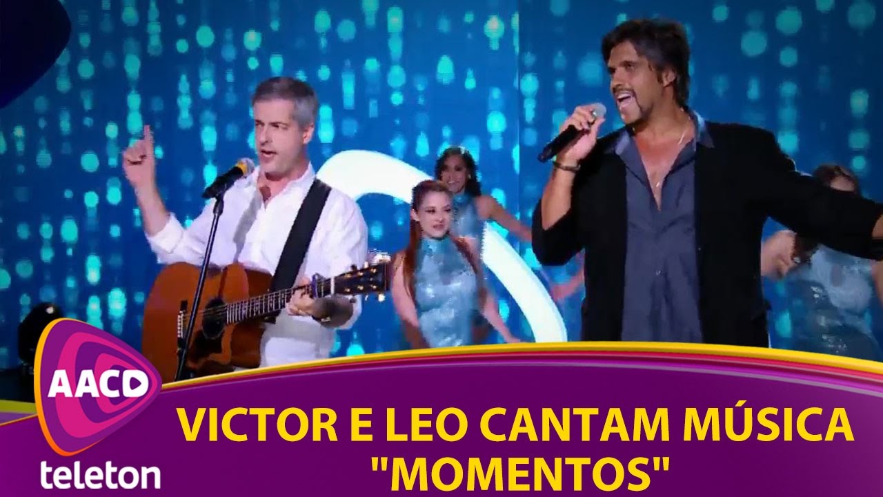 Teleton 2016 - Victor e Leo cantam música 