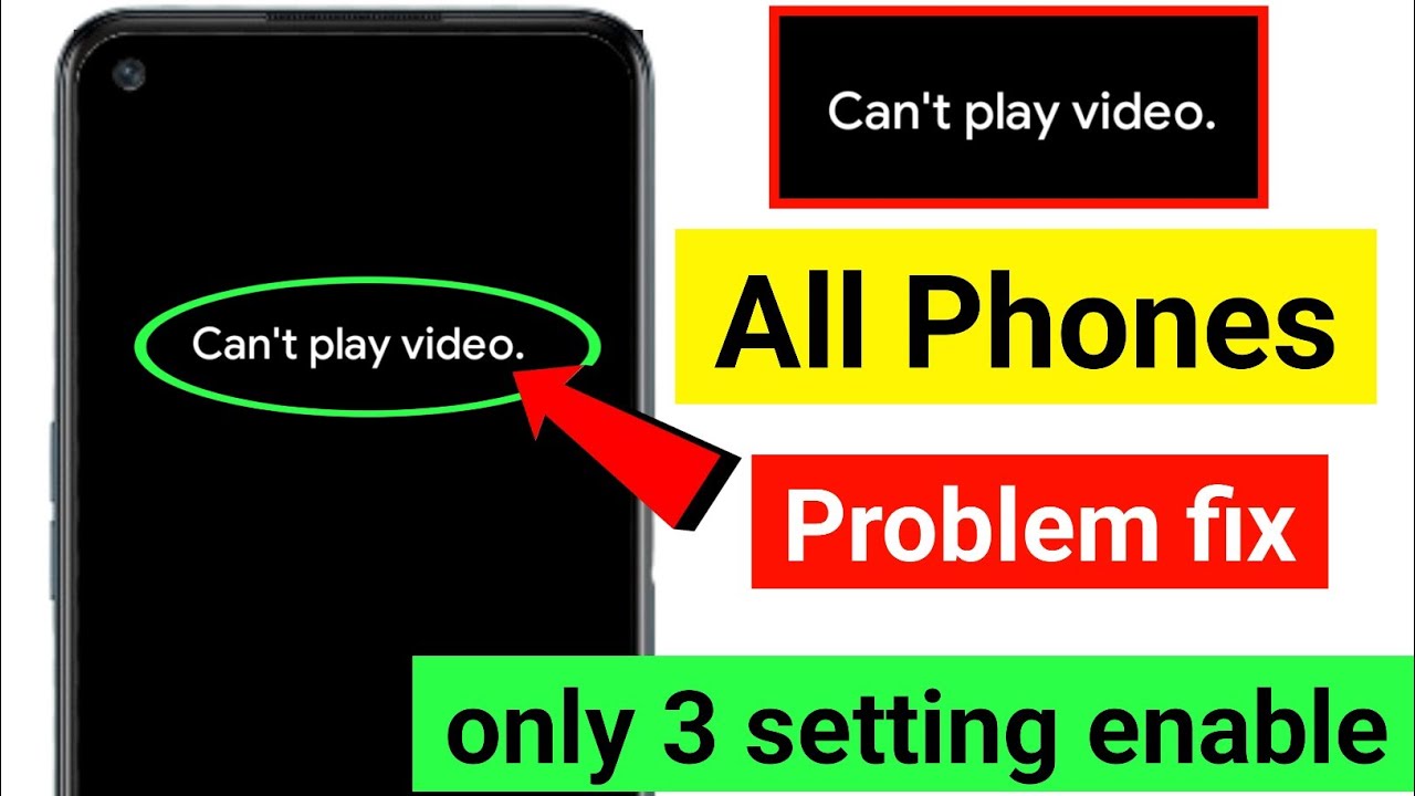 Can't play video | can't play video problem | can't play video video codec not supported |100% fixed