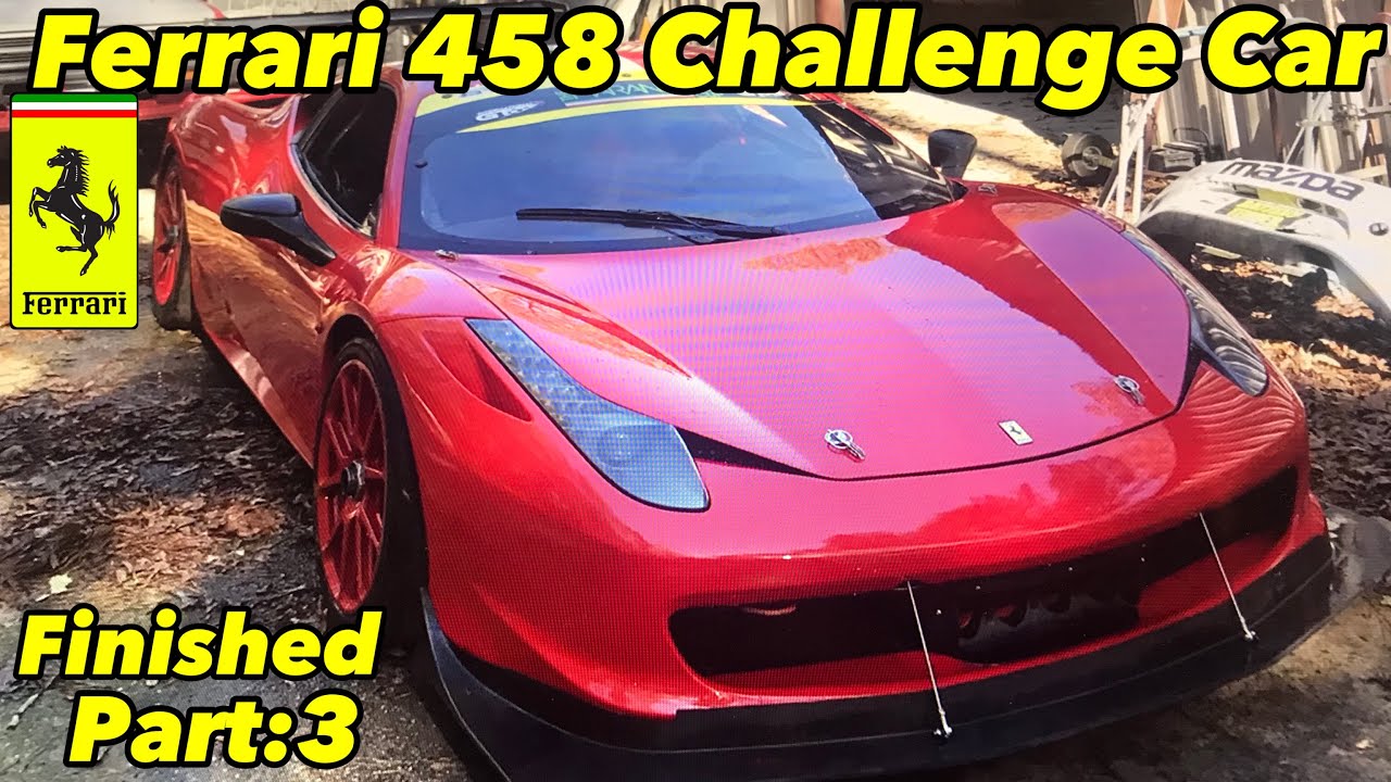 Покраска автомобиля Ferrari 458 Challenge (Часть 3) #ferrari #easteregg #supercar