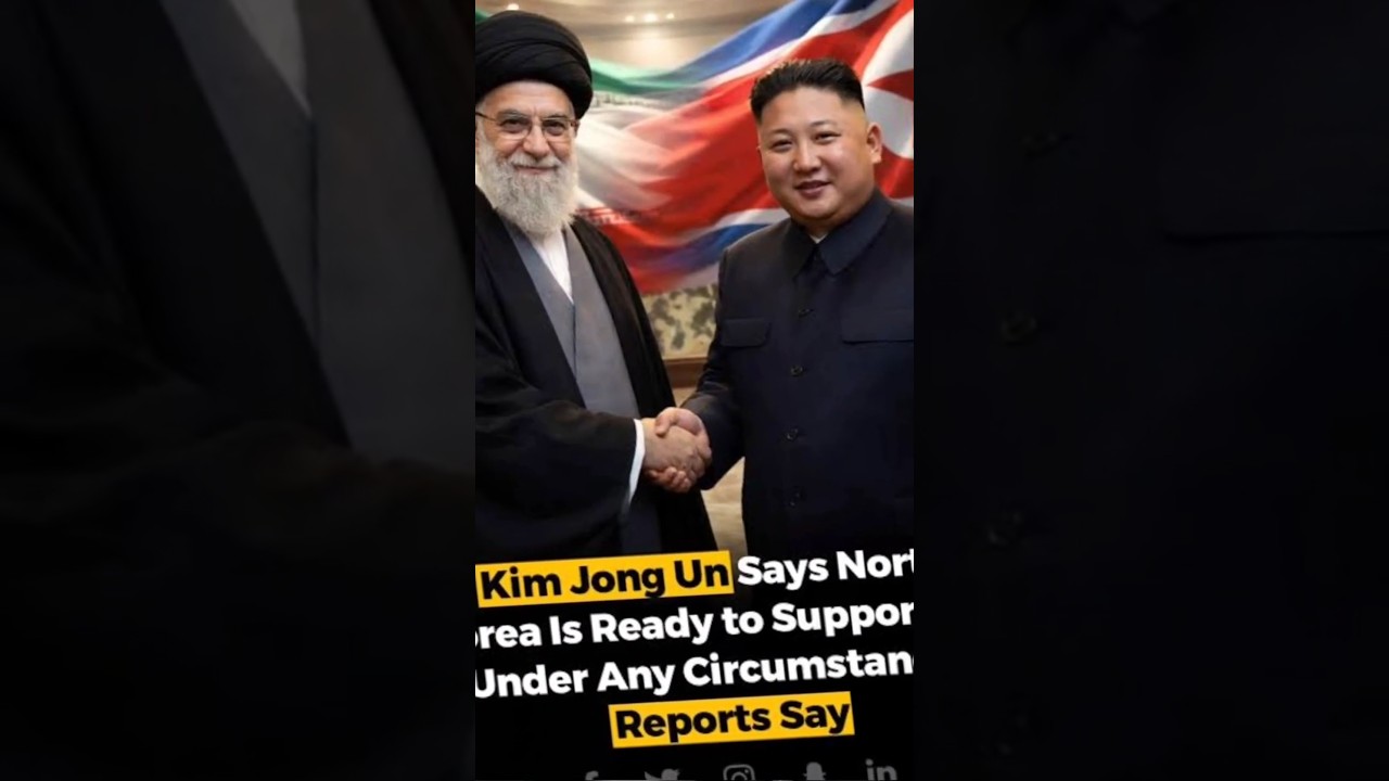 If Kim Jong Un Supports Iran: WW3 Begins? 😱 Shocking Global Crisis 2026 #fact #usiranwar