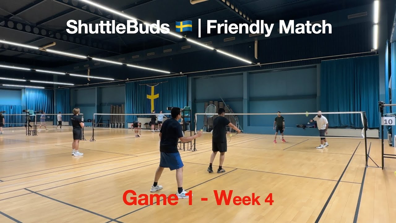 Intense Badminton Doubles Match | We’re Not Pros, But We Fight Every Rally! 😄