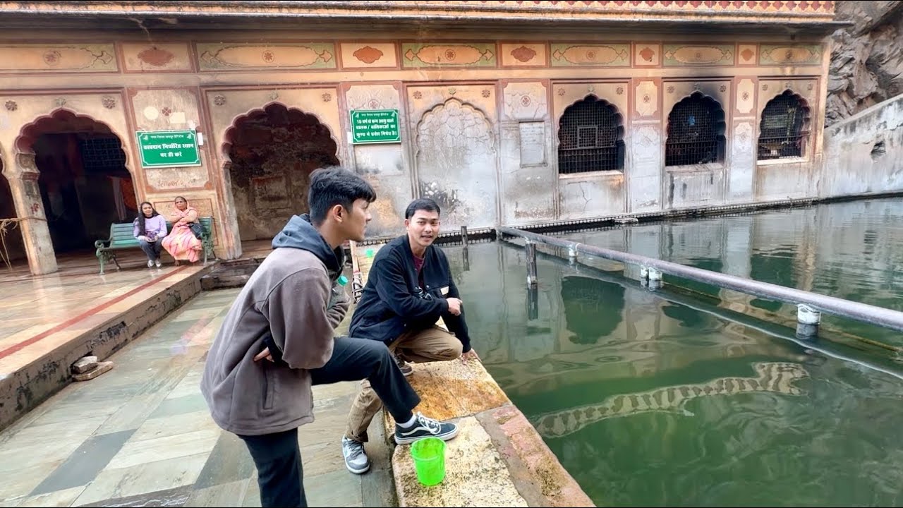 MASUK KE TEMPLE MONYET DIBUKIT GUNUNG JAIPUR INDIA,MONYETNYA UDAH BERSAHABAT🐒TAKJUB PEMANDANGANYA🥳