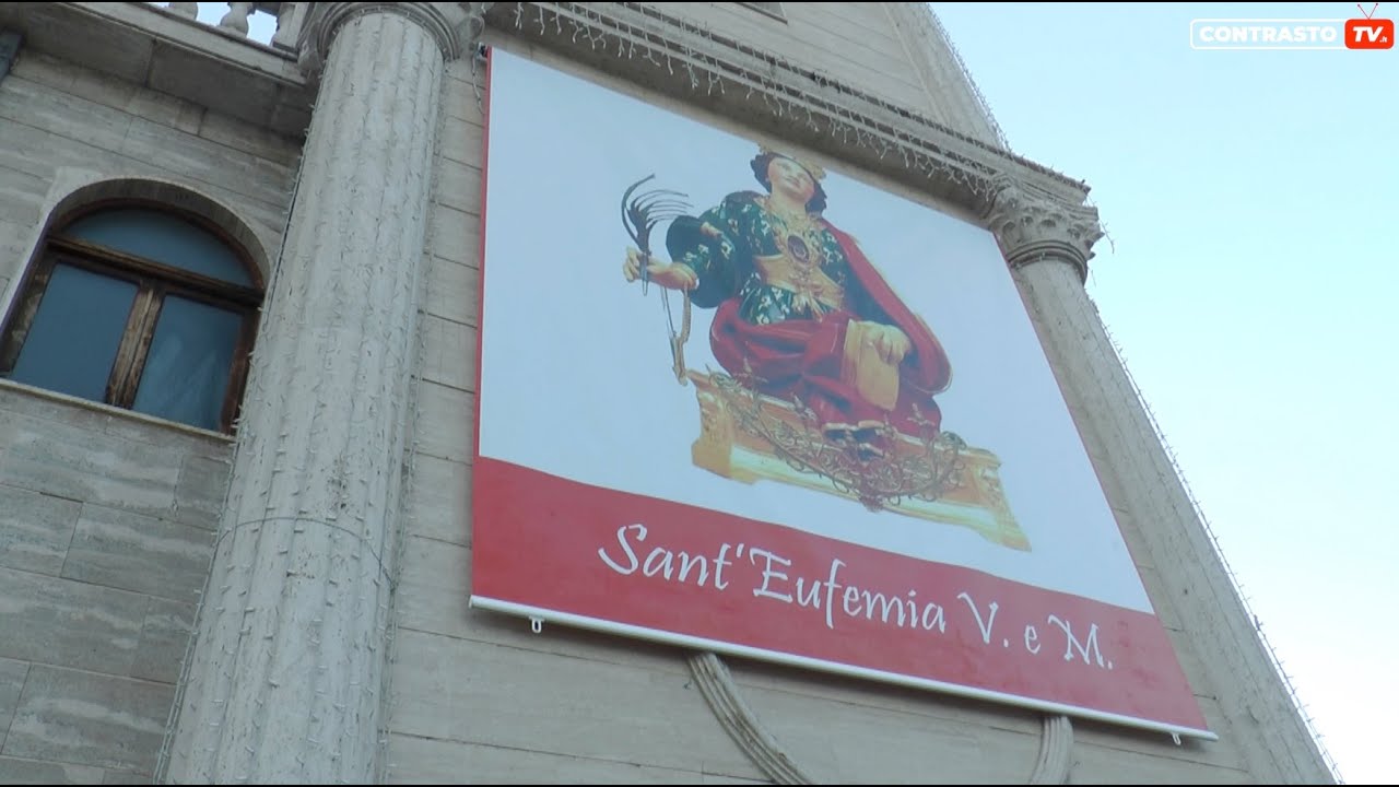 Festa di Sant'Eufemia 2025, la discesa del quadro 27/07/25