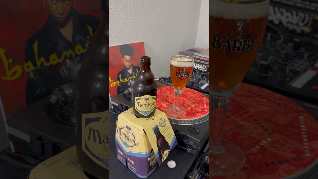 Maredsous. Let&rsquo;s toast it up with another classic Belgium beer. Cheers  #belgianbeer #belgiumbeats