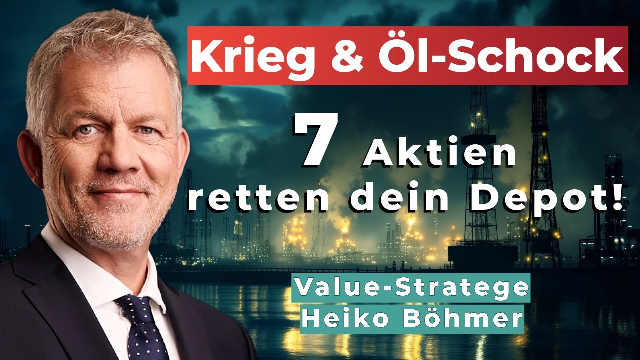 Krieg & Öl-Schock – Diese 7 Aktien retten dein Depot!