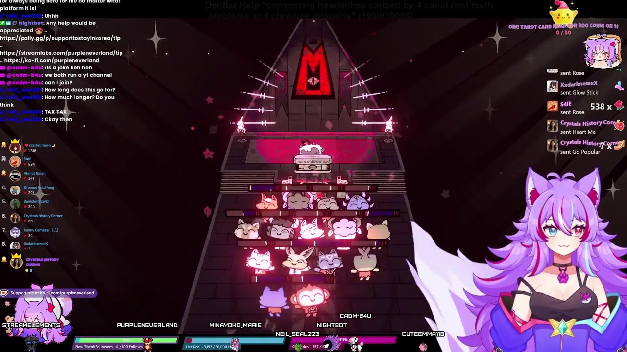 My cult eats poo & grass🩷u can support with donation or throne (multistream on Tiktok,Twitch, kick)