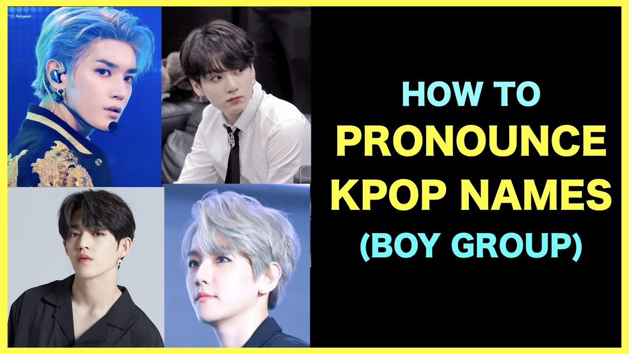 How To Pronounce KPOP Names | Boy Group Edition