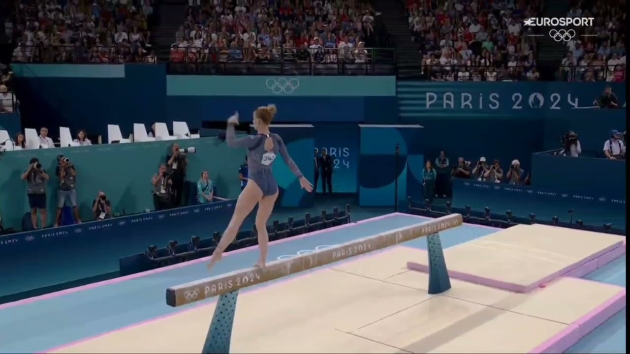 Alice Kinsella Beam Team Final 2024 Olympics