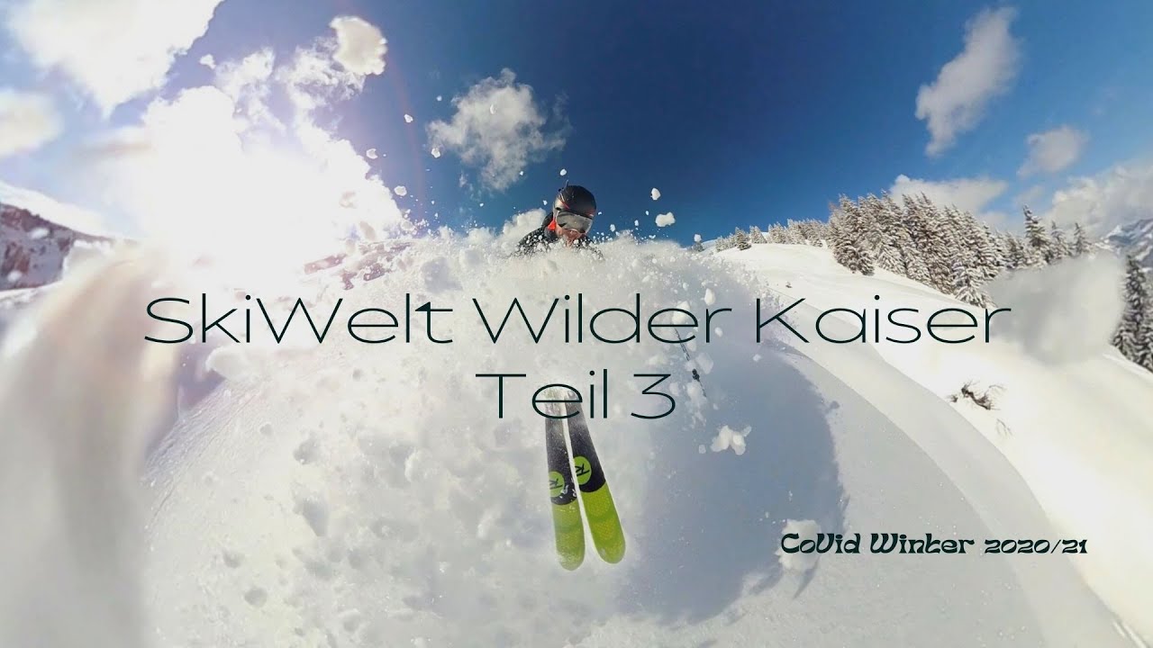 Skitag Skiwelt Wilder Kaiser Brixental, Ellmau Hartkaiser, leere Schipisten im CoVid Jahr