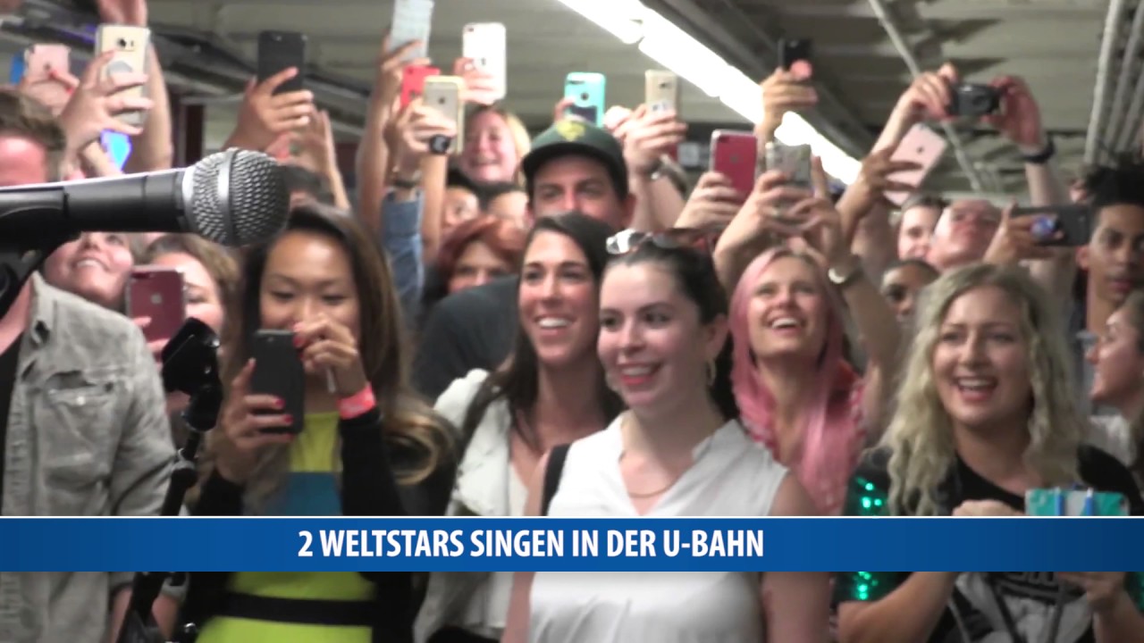 Inkognito: Miley Cyrus singt mit Jimmy Fallon in U-Bahn