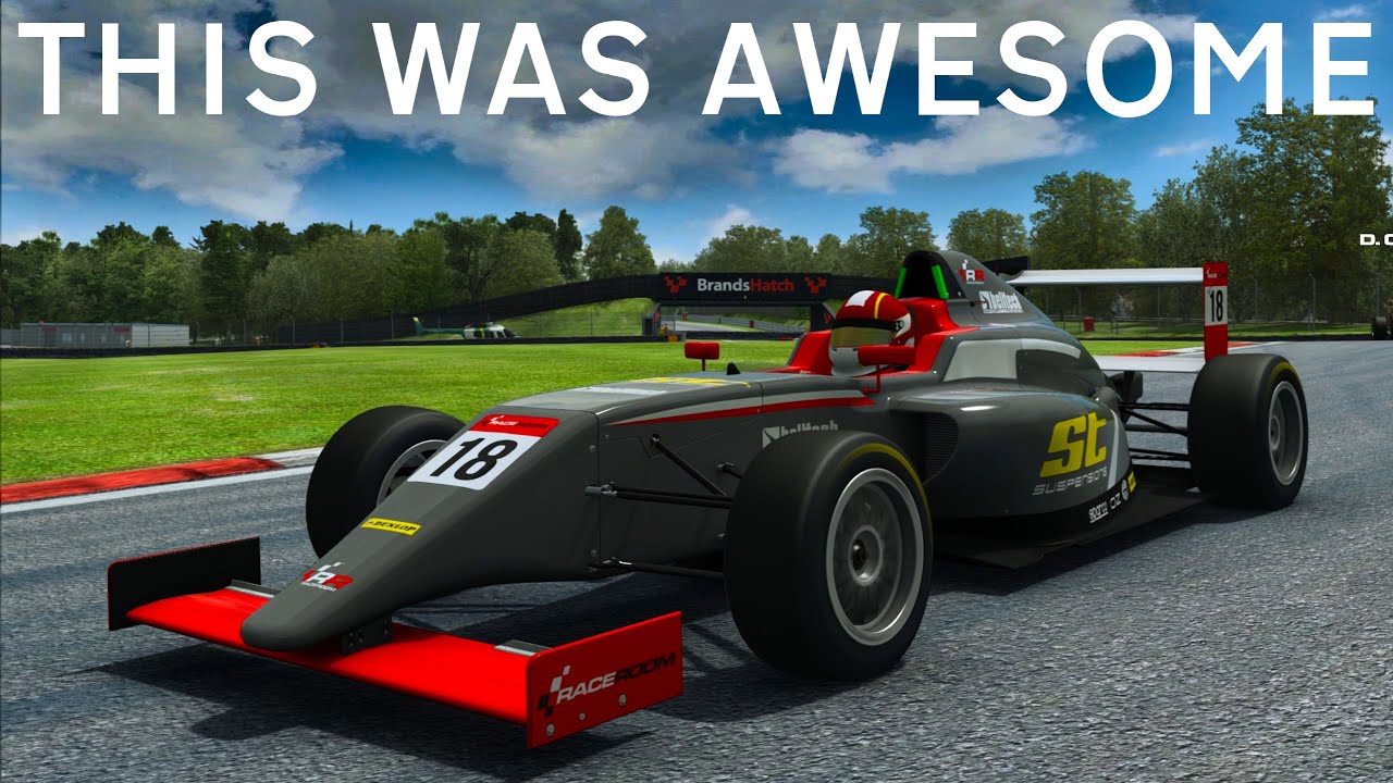 Chasing that podium at Brands Hatch - Raceroom Experience - Tatuus F4