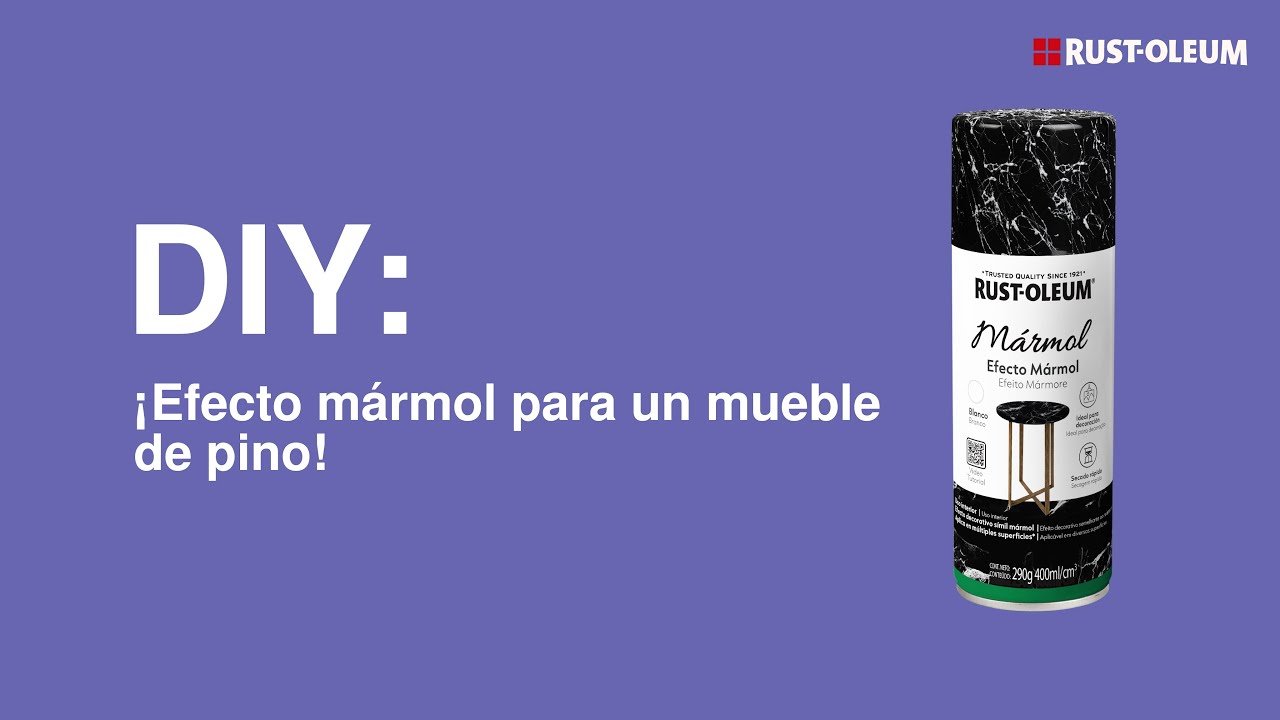 DIY: ¡Efecto mármol para un mueble de pino!