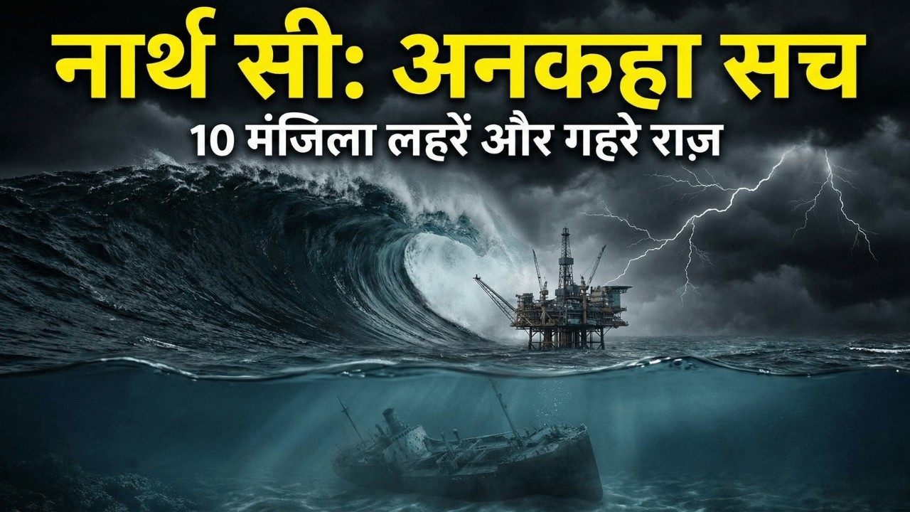 North Sea Mystery in Hindi | जहाँ हर लहर निगल जाती है ज़िंदगी | Ship Graveyard Ka Sach | Haunted Sea