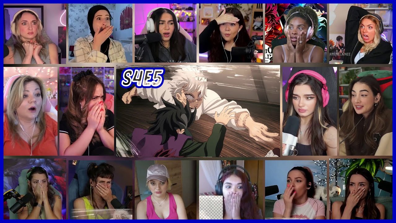 Demon Slayer Season 4 Episode 5 Girls Reaction Mashup | Hashira Training Arc Ep 5