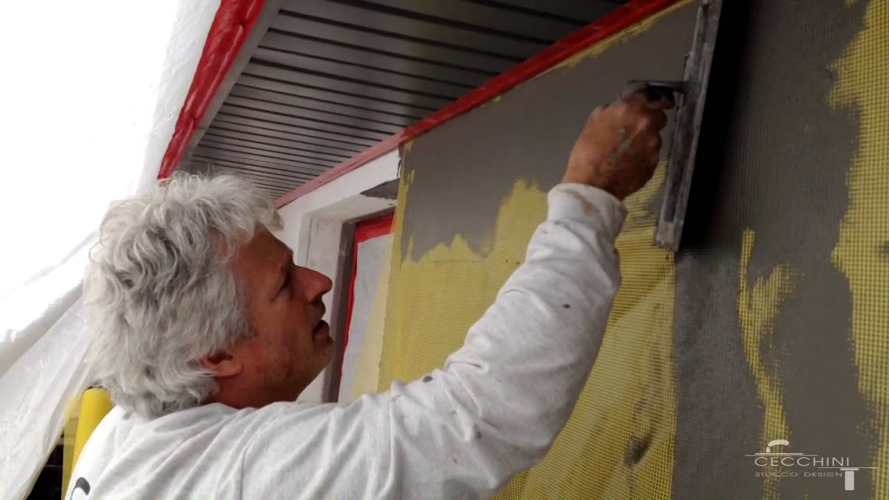 Cecchini Stucco Design - BASECOAT APPLICATION