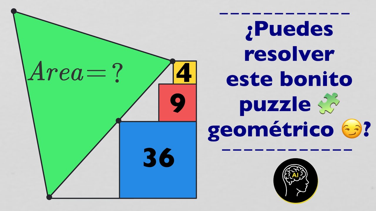 ¿Puedes resolver este bonito Puzzle geométrico? | ✏🧩🤓