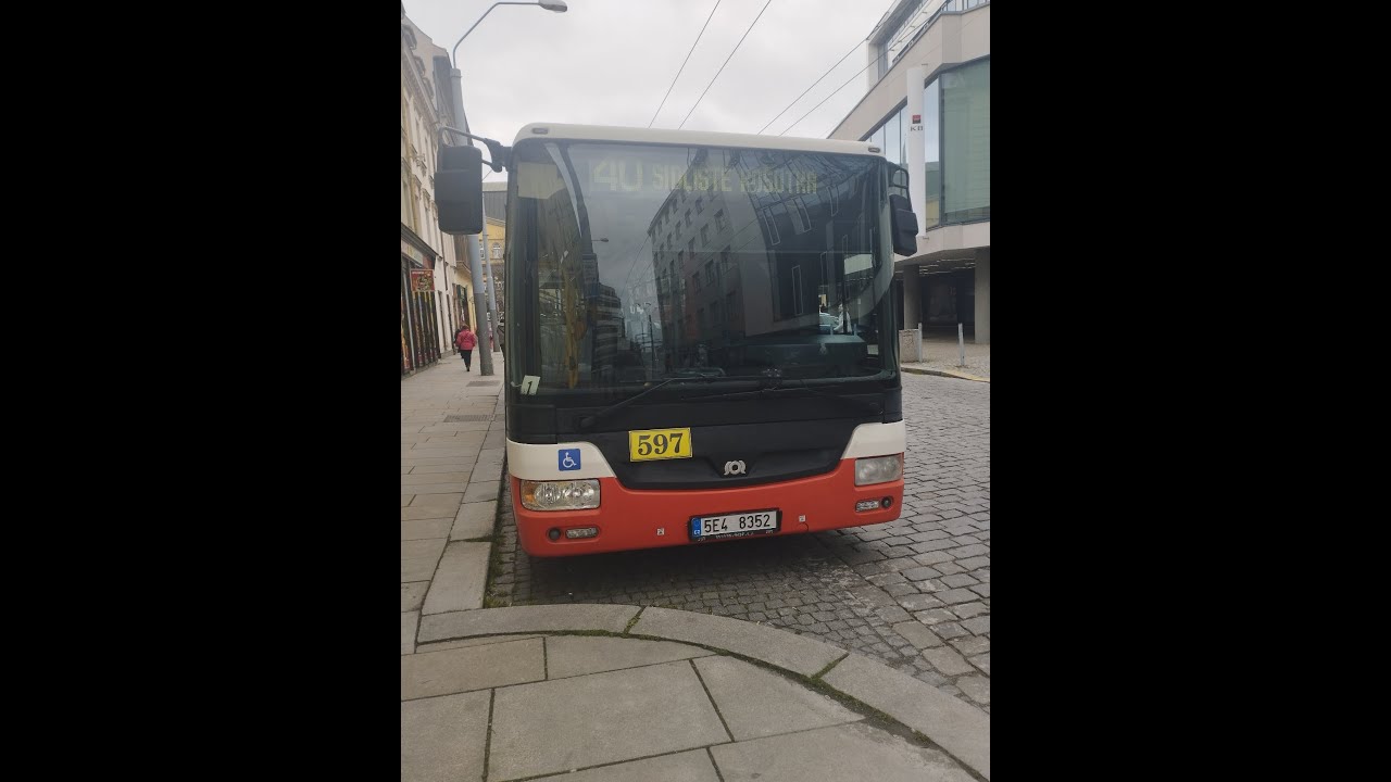 Plzeňská MHD - linka 40 ( směr Sídliště Košutka)  - Cabview