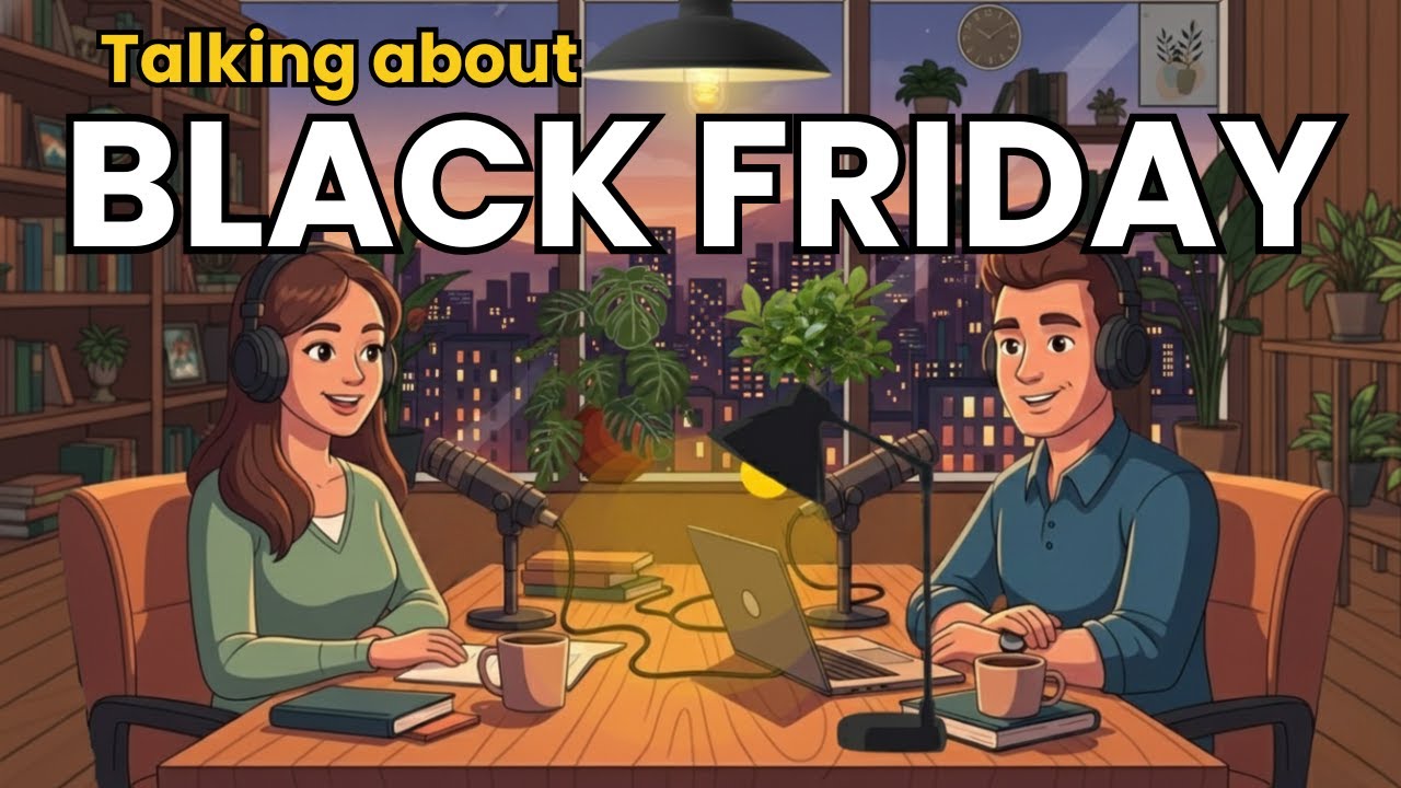 How to talk about Black Friday Sale English | English Podcast for Speaking Fluency